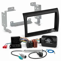 Fiat Ducato Peugeot Boxer 2 DIN Radioblende mit Lenkradfernbedienung