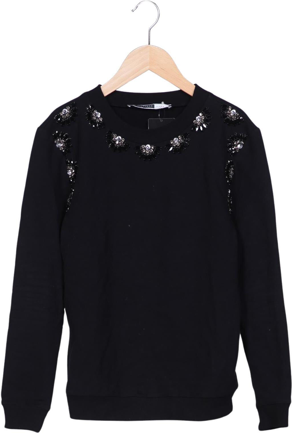 Sportmax Code Damen Sweater, Schwarz, Gr. S, Elasthan / Baumwolle - Second Hand