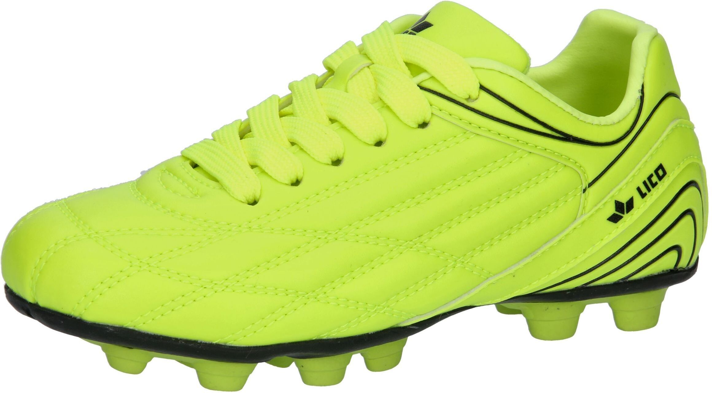 Fußballschuh LICO "Fußballschuhe Soccer Champ", Mädchen, Gr. 39, gelb, Synthetik, Schuhe Fußballschuh