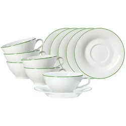 Ritzenhoff & Breker, Tasse, Ostfriese Teetassen mit Untertassen (100 ml, 6x)