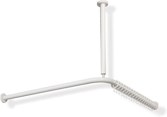 Hewi 801 tringle à rideaux 801.34.146186 900 x 900 mm, 18 anneaux à rideaux, sable
