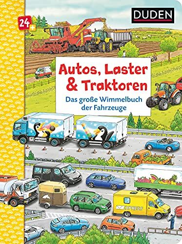 Christina Braun - Duden 24+: Autos, Laster & Traktoren: Das große Wimmelbuch der Fahrzeuge (DUDEN Pappbilderbücher 24+ Monate, Band 4) - Preis vom 30.09.2026 09:01:18 h