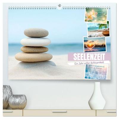 SEELENZEIT Ein Jahr voller Achtsamkeit (hochwertiger Premium Wandkalender 2027 DIN A2 quer), Kunstdruck in Hochglanz