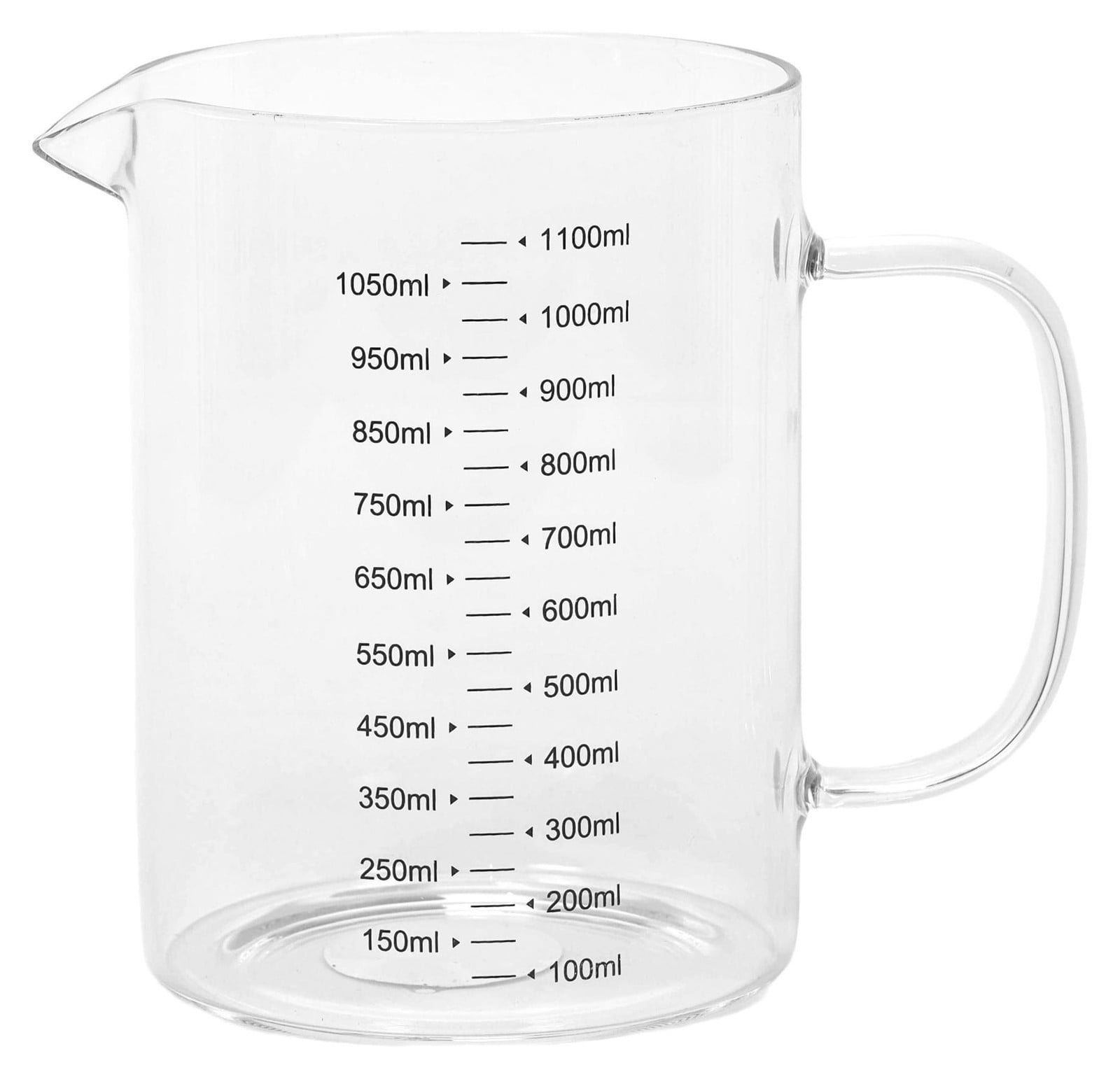 EH Excellent Houseware Glazen maatbeker, 1 liter