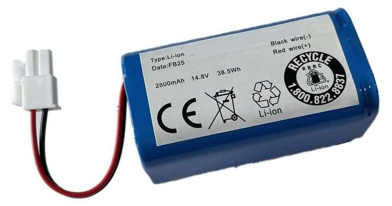 Dripio Vervangingsaccu CEN540, 14,8V 2800mAh, voor robotstofzuigers