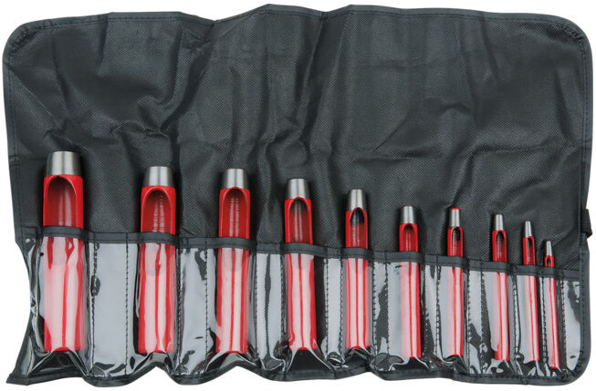 KS Tools Jeu de poinçons ronds, 10 pcs. (129.2112)
