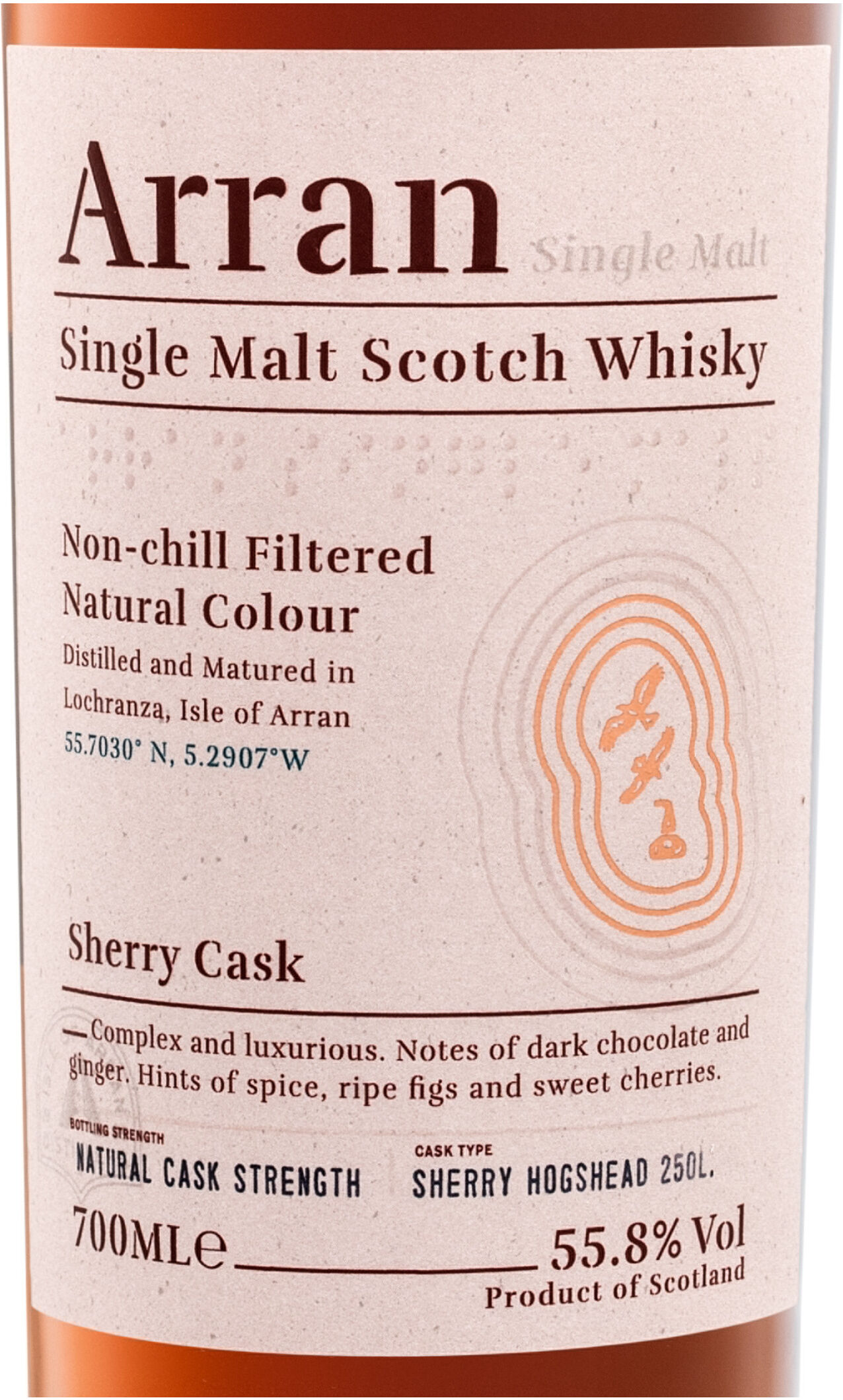 THE ARRAN Sherry Cask Single Malt Scotch Whisky 55,8% Vol