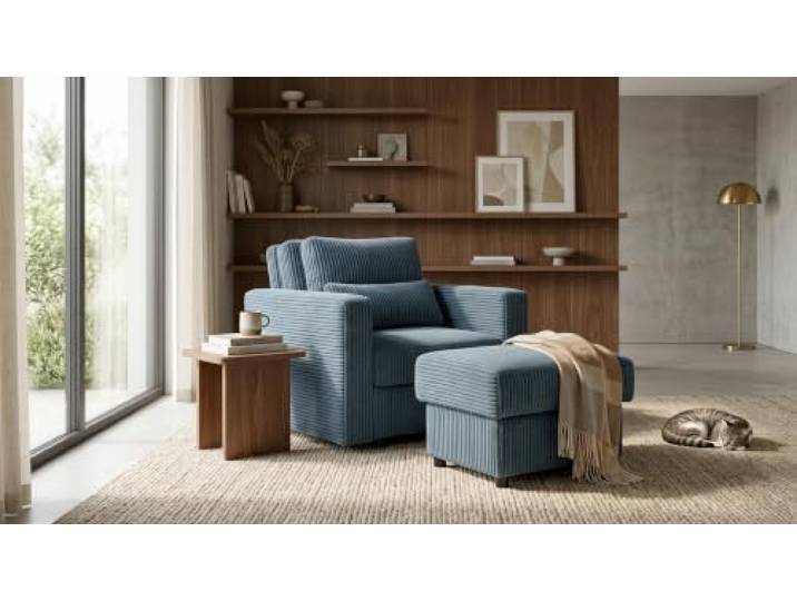 Family Meble Schlafsessel Komo Apollo mit Hocker – Variante Apollo 5