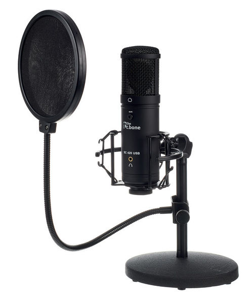 the t.bone SC 420 USB Podcast Bundle nero