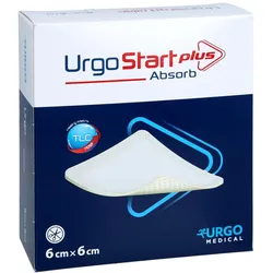 Urgostart Plus Absorb 6x6 Cm Wundauflage 10 St