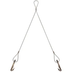 OBO 1450202 Tragseil für Gitterrinne 2x3x300mm, St, G