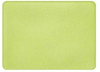 Inspired Living PawGuard Double Layer Cat Litter Trapping Mat Waterproof Litter Box Pad green 55x75cm