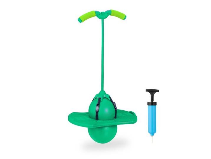 Relaxdays Pogo Ball mit Griffen für Kinder