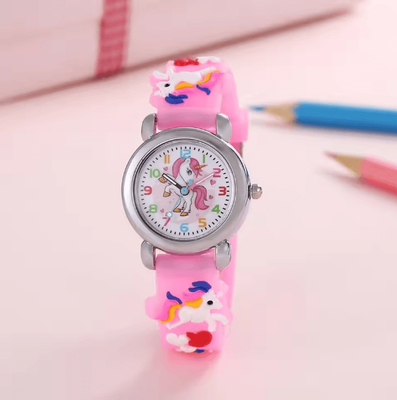 Inspire Essentials Colorful Unicorn Kids Quartz Watch Fun Cartoon Style d