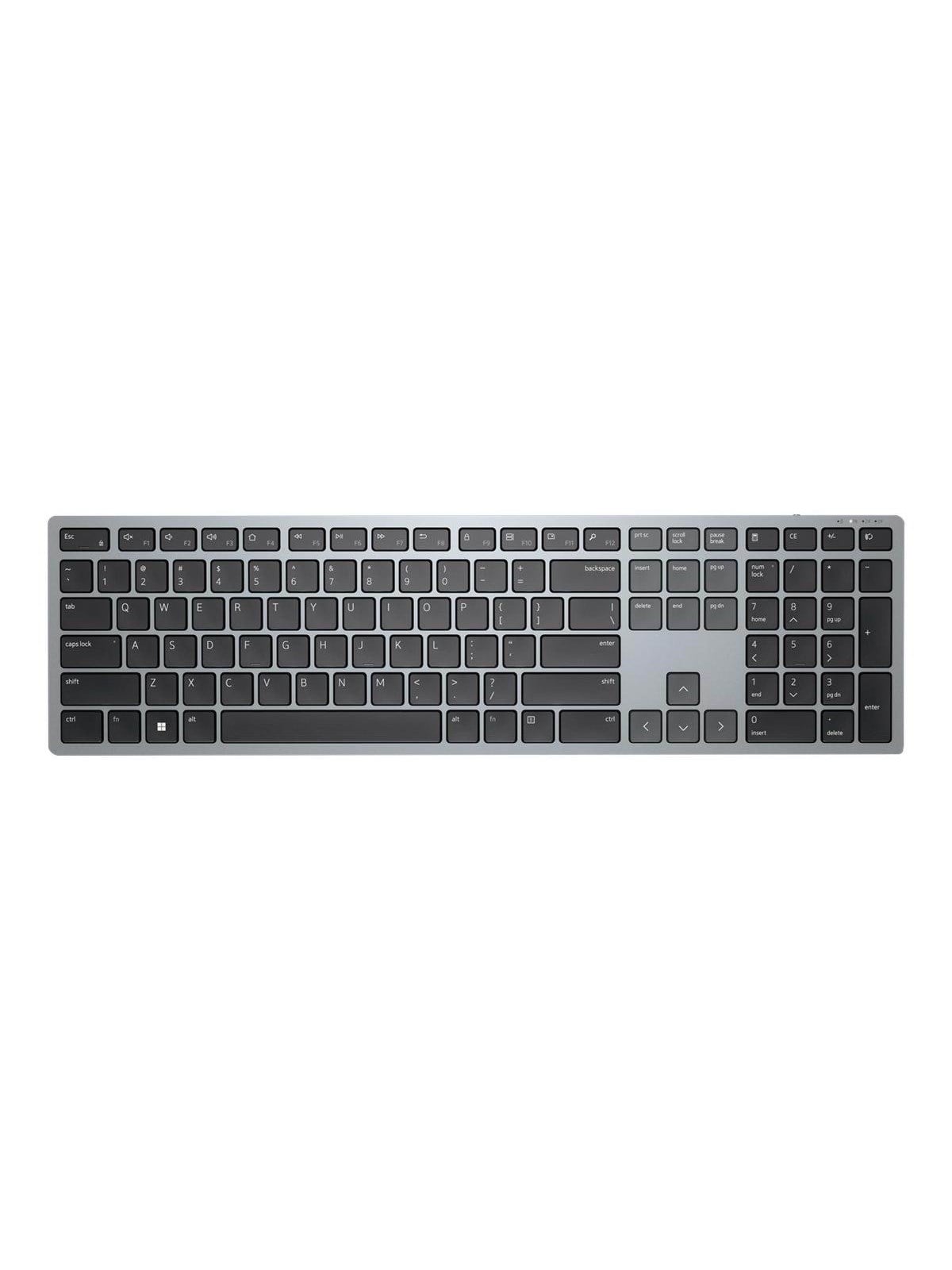 Dell Multi-Device KB700 - keyboard - QWERTY - US International - grey - Tastatur - Universal - Grau