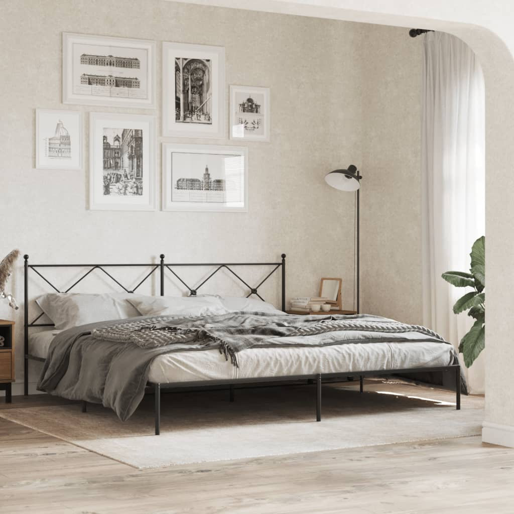 Brambly Cottage Corrstown Metal Bed White Super King (6')