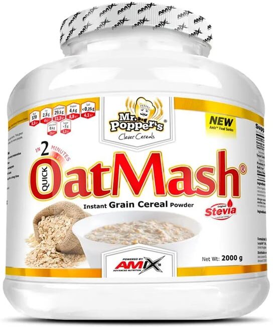 Amix Nutrition OatMash Harina de Avena 2kg Fresa-Yogur