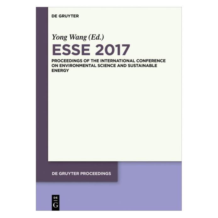 De Gruyter ESSE 2017 (Englisch, Hardcover) (67768092)