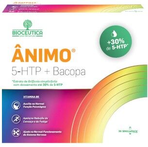 Ânimo 5HTP + Bacopa 30x10ml ampolas