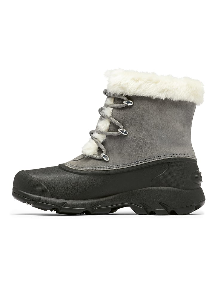 Sorel Leder-Winterboots "Snow Angel" in Grau - 37