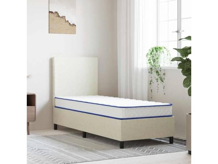 KTHLBRH Memory-Schaum-Matratze 80x200x17 cm Weich Weiß mit Polyesterbezug Atmungsaktiver Polyesterbezug, zwei Schlafseiten, druckentlastend, geräuschabsorbierend, formstabil