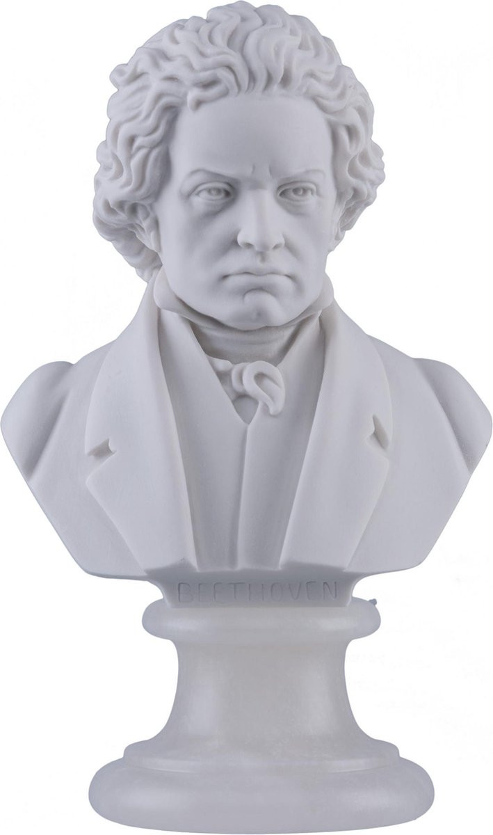Albast standbeeld Beethoven 30 cm voor volwassenen