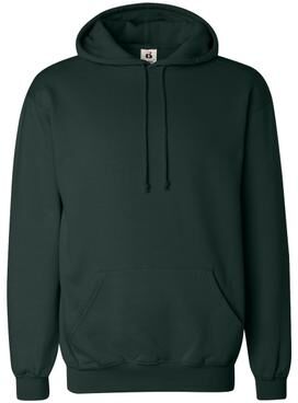 Badger Sport 1254 Hooded Sweatshirt in Forest Green size Small   Fleece BG1254, 125400