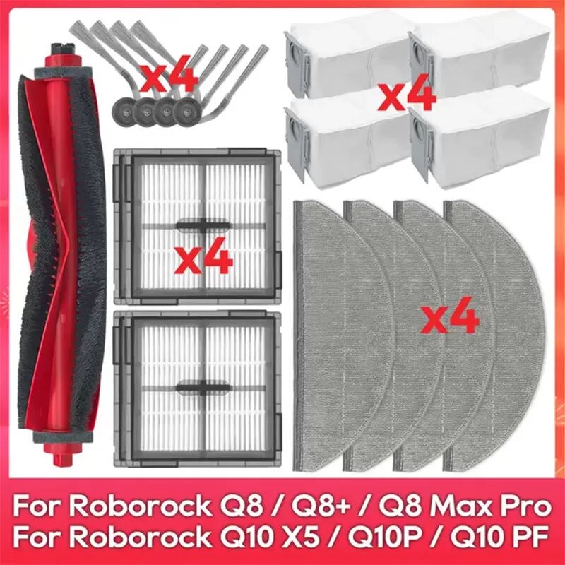 INF Staubsauger-Ersatzteil-Set für Roborock
