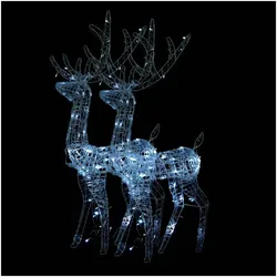 vidaXL, LED Weihnachtsdeko, Kai (2 Stück)