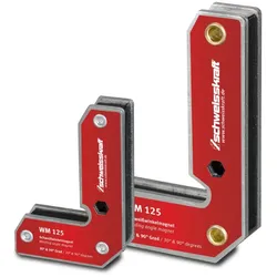 Schweisskraft Winkelmagnet Magnet Set WM 125 - Schweißwinkel 90° und 270°
