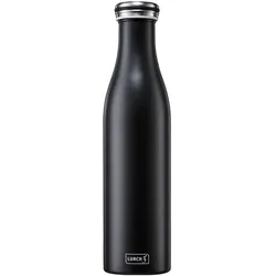 LURCH Isolierflasche 0,75 L schwarz schwarz, 29.4 cm