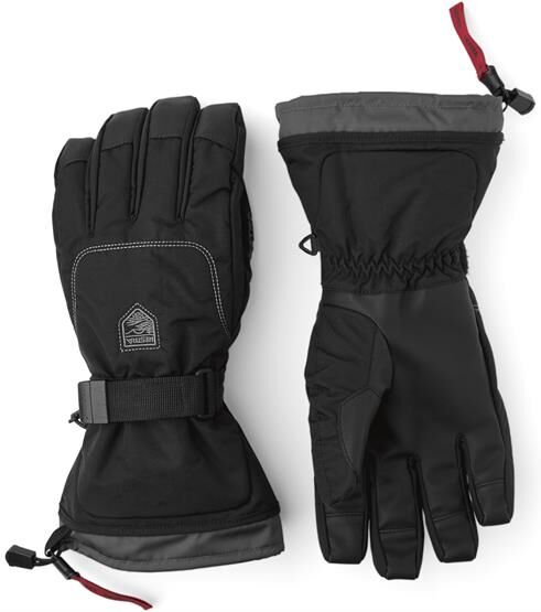 Hestra Gauntlet Sr. - 5 Finger, Black / Black