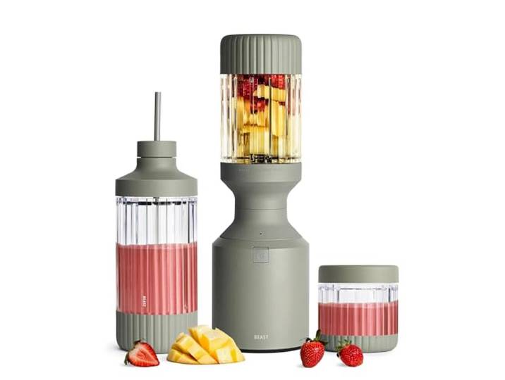 Beast Mega 1200 Plus - Hochleistungsmixer, Smoothie Maker - Sage Deko-Stück, Standmixer: bruchsicheres Tritan, Stahlgetriebe – zerkleinert Eis. Für Suppen & Saucen, 60-Sek-Programm.