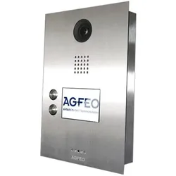 Agfeo, Klingel + Türsprechanlage, IP-Video TFE 2 - 8,89 cm (3.5 Zoll) - TFT - 480 x 320 Pixel - Edelstahl - IP65 - (Ethernet)