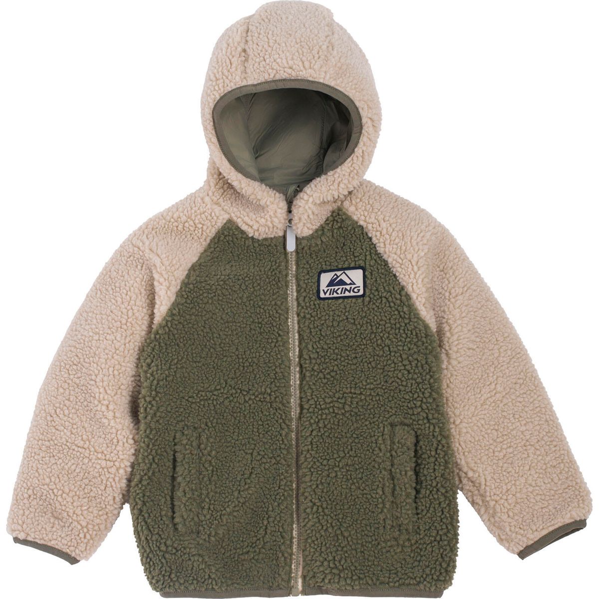 Viking Play Reversible Pile Jacket olive (37) 122 50-25035-37-122