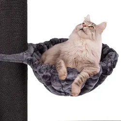 HAPPYPET Universal XXL Liegemulde für Kratzbaum Ø 45 cm, Anthrazit   Anthrazit