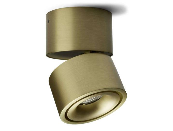 Easy Mini W75 LED Aufgesetzter Spot 2700K Brass - Antidark - Wohnzimmer - Aluminium