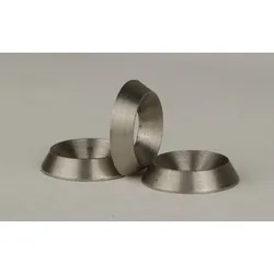 Rosetten aus Vollmaterial gedreht - Edelstahl - M 8 - 9x16x4,5