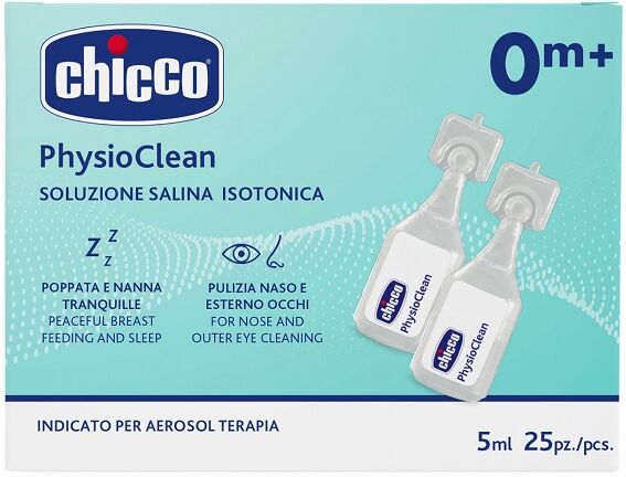 Chicco Soluzione Salina Isotonica Physioclean 25 Pezzi Da 5 Ml