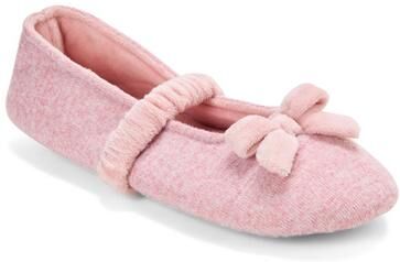 Women's Harmony Knit Mary Jane by Dearfoams in Pink Heather (Size M M)
