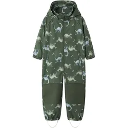 Name it, Skijacke, Nmmalfa08 Softshell Suit Aop 1fo Noos (86), Grün