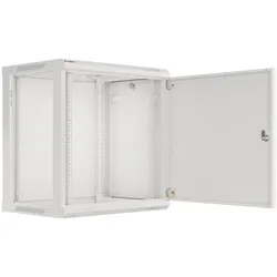 Lanberg Wall mount 19in 12U 600x450 grey (12 HE, 19 Zoll Rack), Serverschrank, Grau