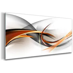 GLASBILD 140x70 cm Moderne Kunst