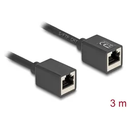 DELOCK Verlängerungsk. Kupplung RJ45 BU/RJ45 BU S/FTP 3m