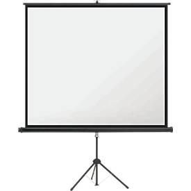 Magnetoplan mobile Stativ-Leinwand, B 2440 x H 1830 mm, für den Innenbereich, 4:3, Bildqualität 4K HD, Polyester/Stahl, weiss
