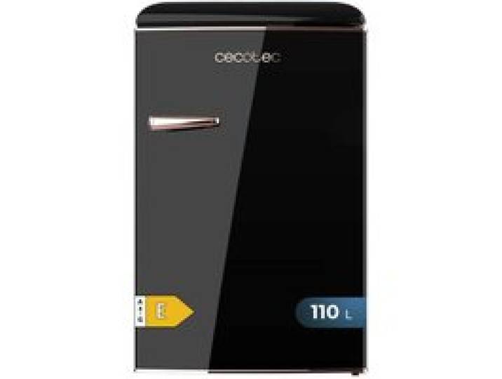 Cecotec Mini Frigo Réfrigérateur Rétro Bolero CoolMarket TT Origin 110 Noir E. Mini Frigo Rétro avec une capacité de 110L