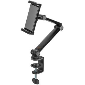 myWall Tablet-Halterung HT 33, schwarz, für Tisch, universal, mit Klemmbefestigung und Gelenkarm