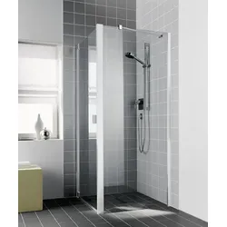 Kermi Seitenwand Raya TWD 1030x2000, silber hochglanz, ESG Opaco, RATWD10320VUK RATWD10320VUK