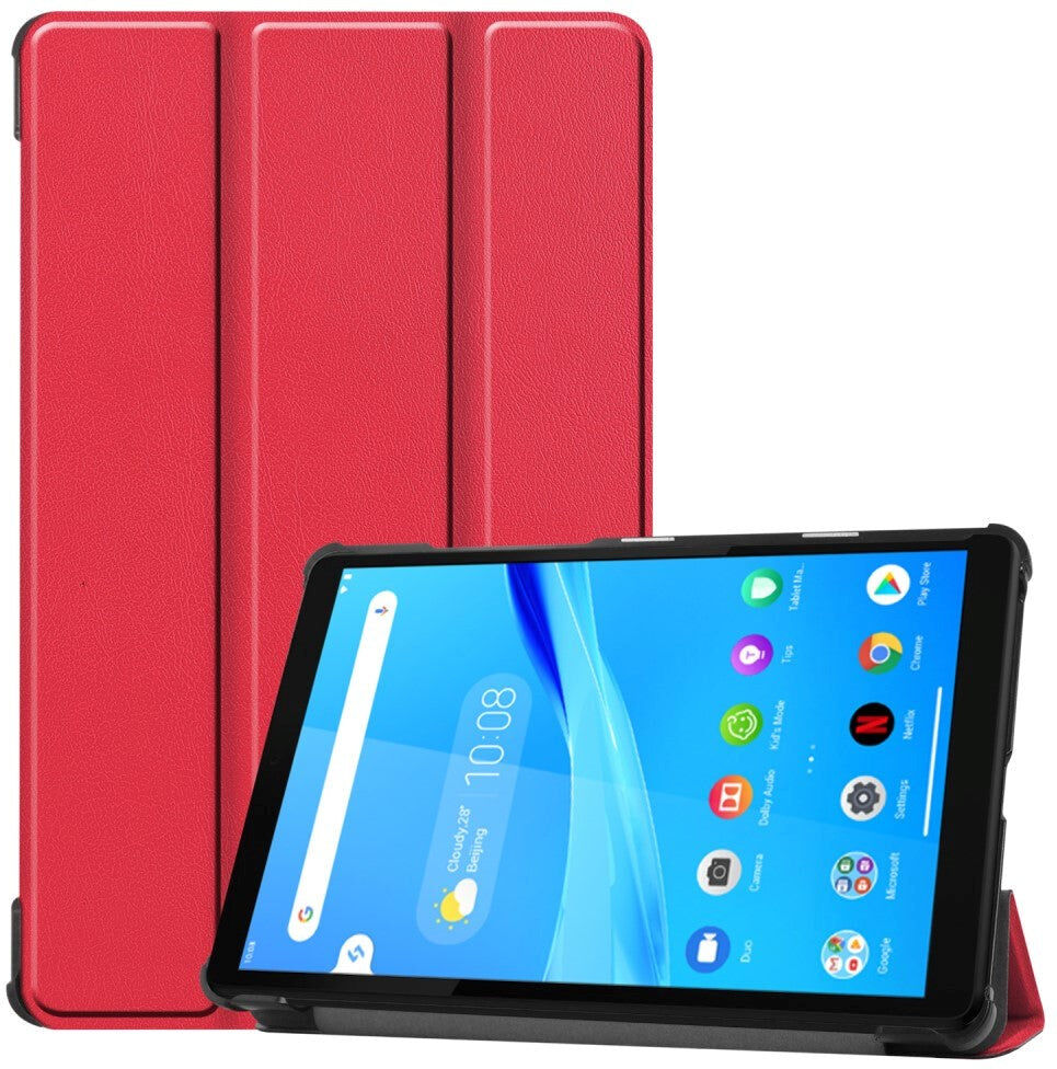 INCOVER Lenovo Tab M8 (2nd Gen.) 8" Læder Cover m. Ståfunktion - Rød