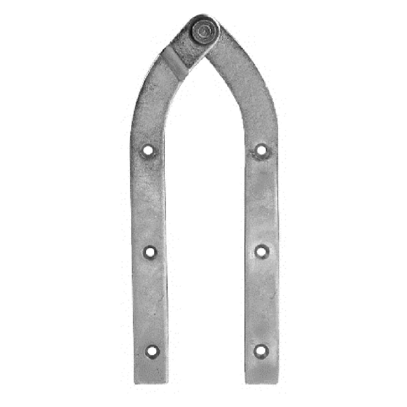 Magni Pollmann Baubeschläge 2319200 Stehleiterband 220 mm, hell verzinkt (229606)